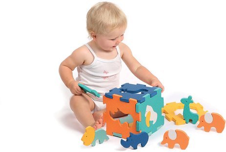 LUDI: Baby Dalles Animaux - Animal EVA Foam Puzzle Play Mat