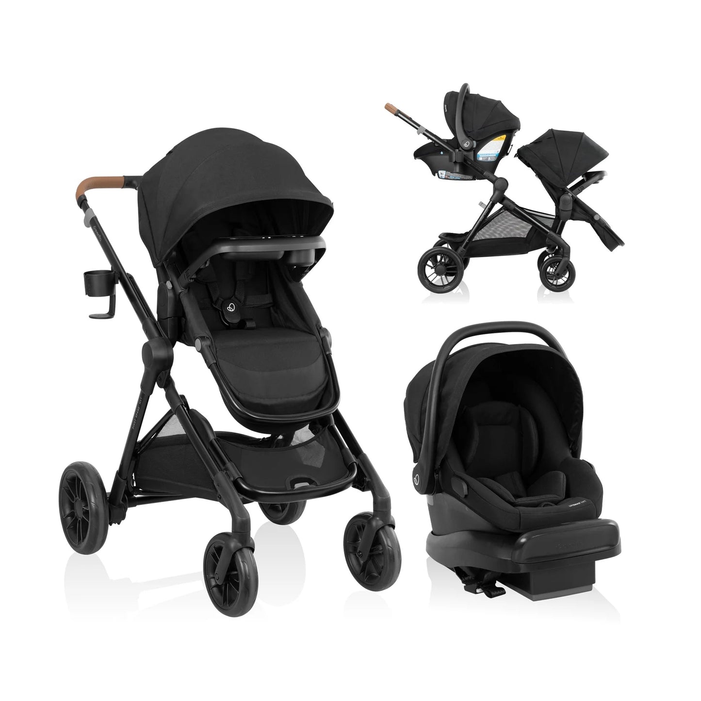 Evenflo: Pivot Xpand NXT Travel System with LiteMax NXT Infant Car Seat | Single-to-Double Stroller