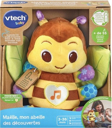VTech Baby: Discovery Bee Soft Plush & Teether