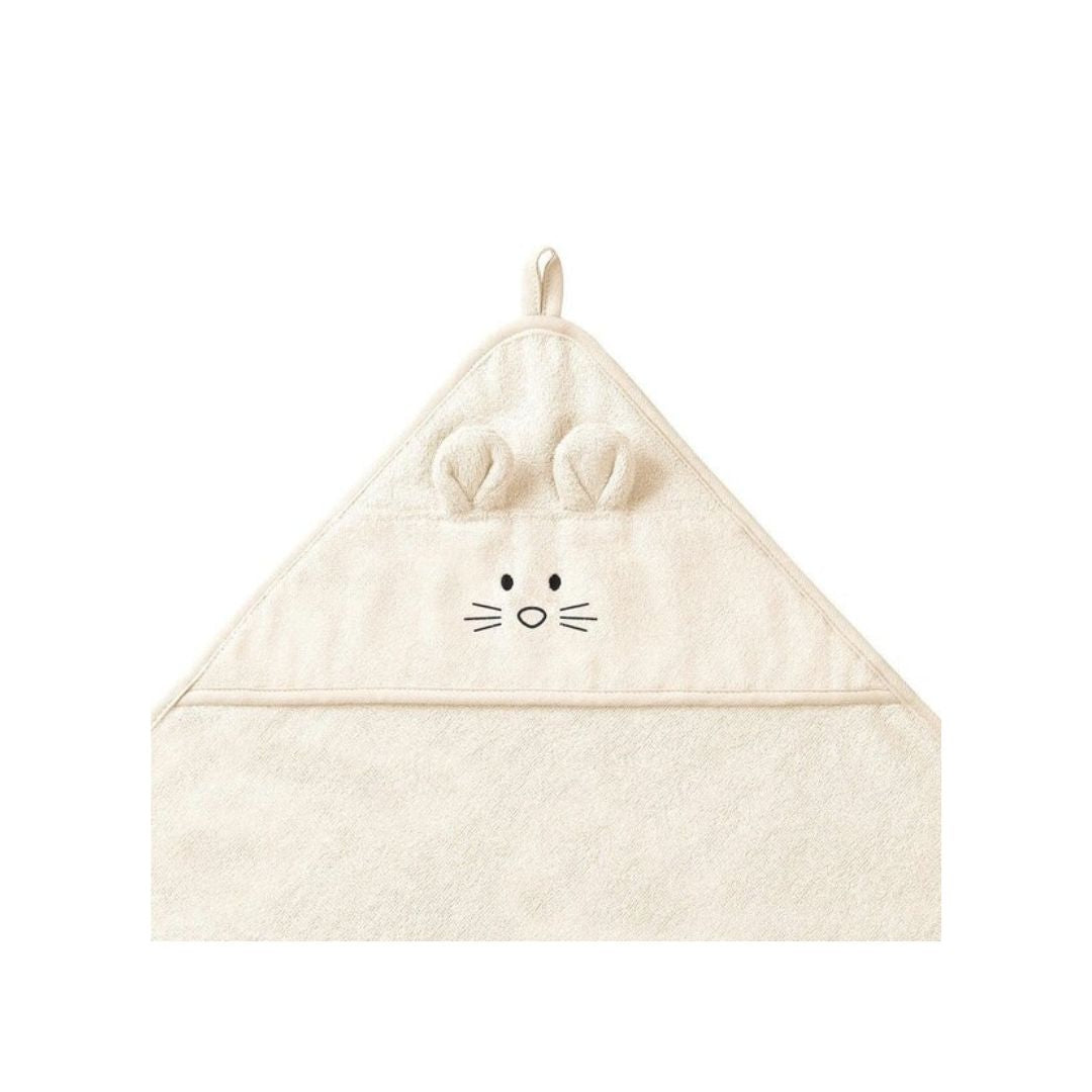 BabyOno Bamboo hooded towel 100x100cm Beige