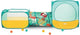 LUDI: Activity Play Course with Crawling Tunnel & Pop-Up Play Tent (2-in-1)
