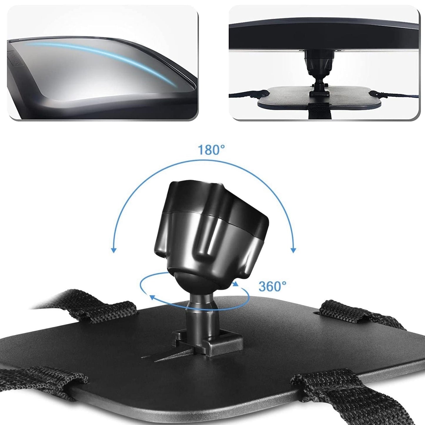 SIPO: Rear Seat Baby Car Mirror (360° Rotation)