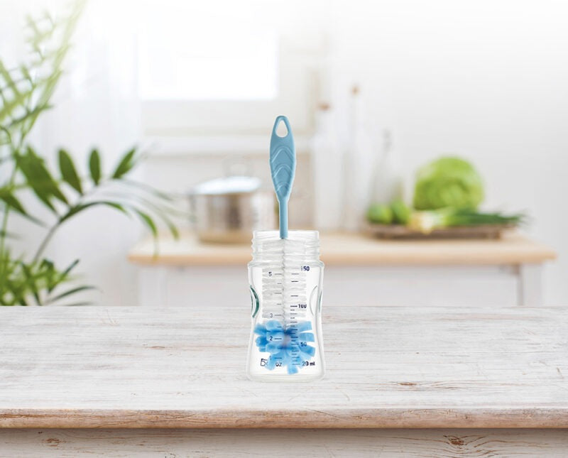 Babyjem Sponge Bottle Cleaning Brush Blue
