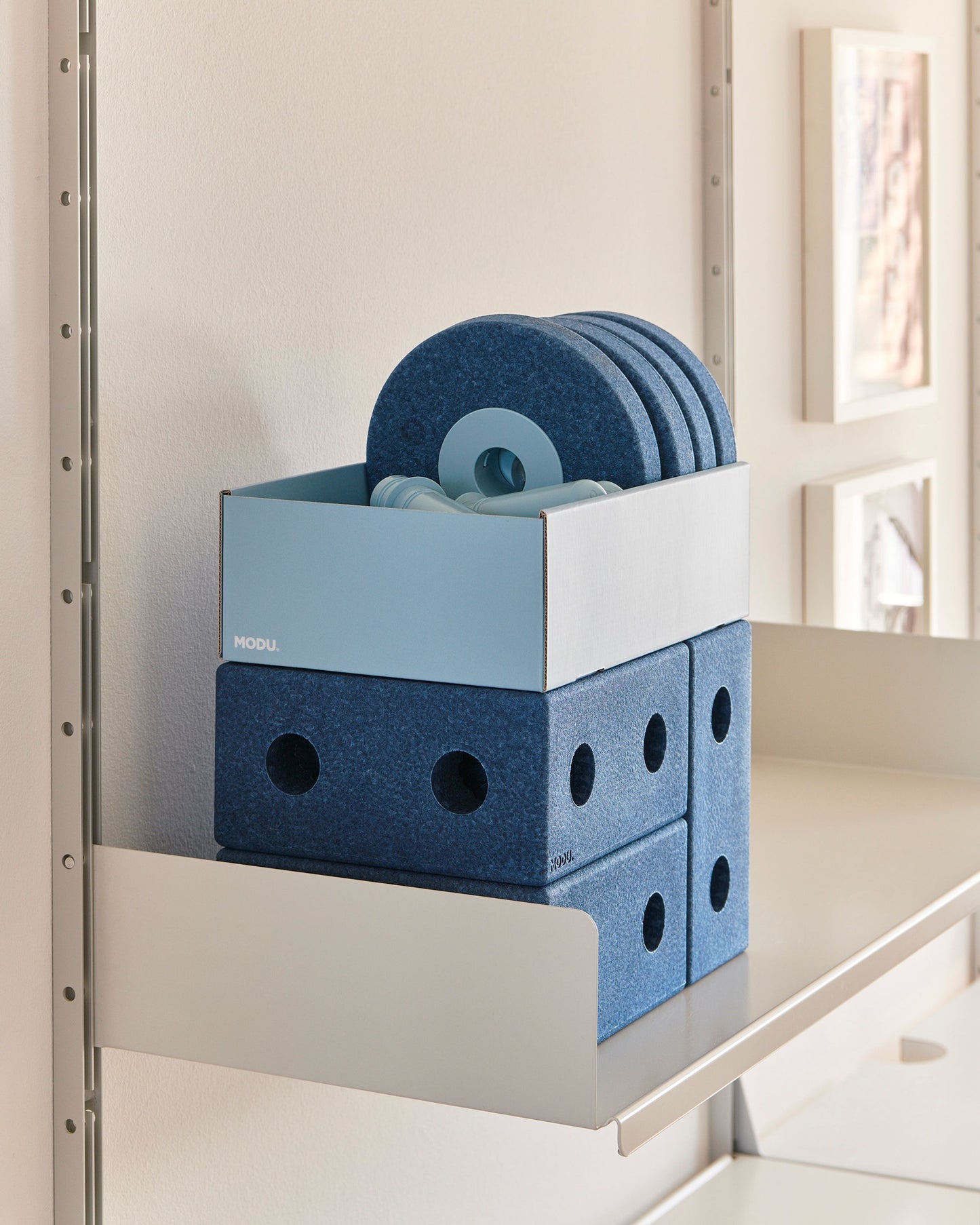 3-in-1 Baby Walker- Deep Blue / Sky Blue