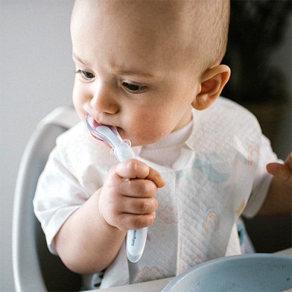 Silicone Elastic Spoon- Blue