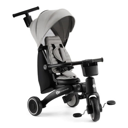 JAZZ 2 5-in-1 3-part children's tricycle- Grey