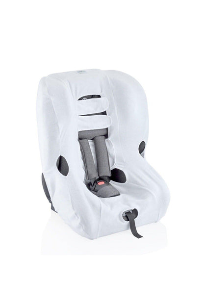 Car Seat Towel Cover Medium – White