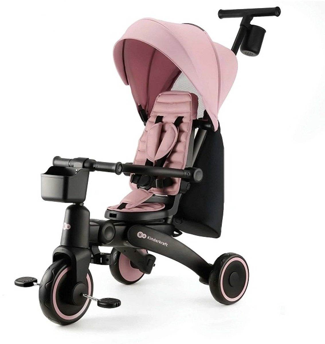 JAZZ 2 5-in-1 3-Part Children's Tricycle - Pink