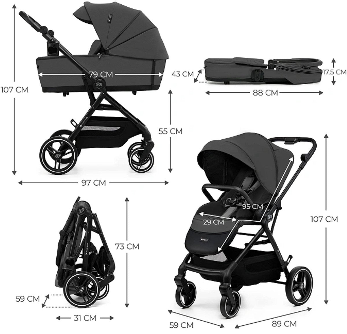 YOXI 3-in-1 Stroller