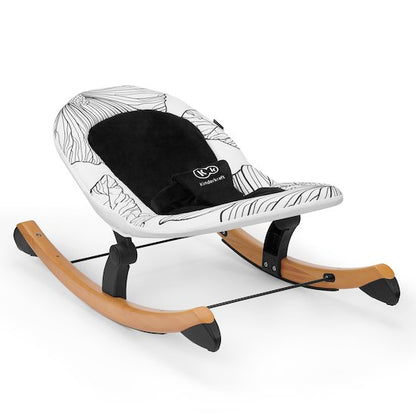 Wooden deck chair FINIO Black And White