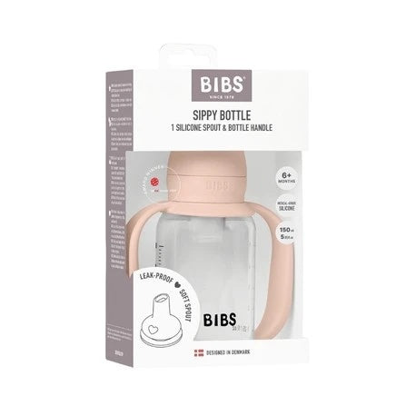 BIBS: Complete Glass Baby Bottle with Handle – 150 ml