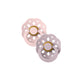 BIBS: Pacifier Boheme Latex - Blossom / Dusky Lilac (2 Pack)