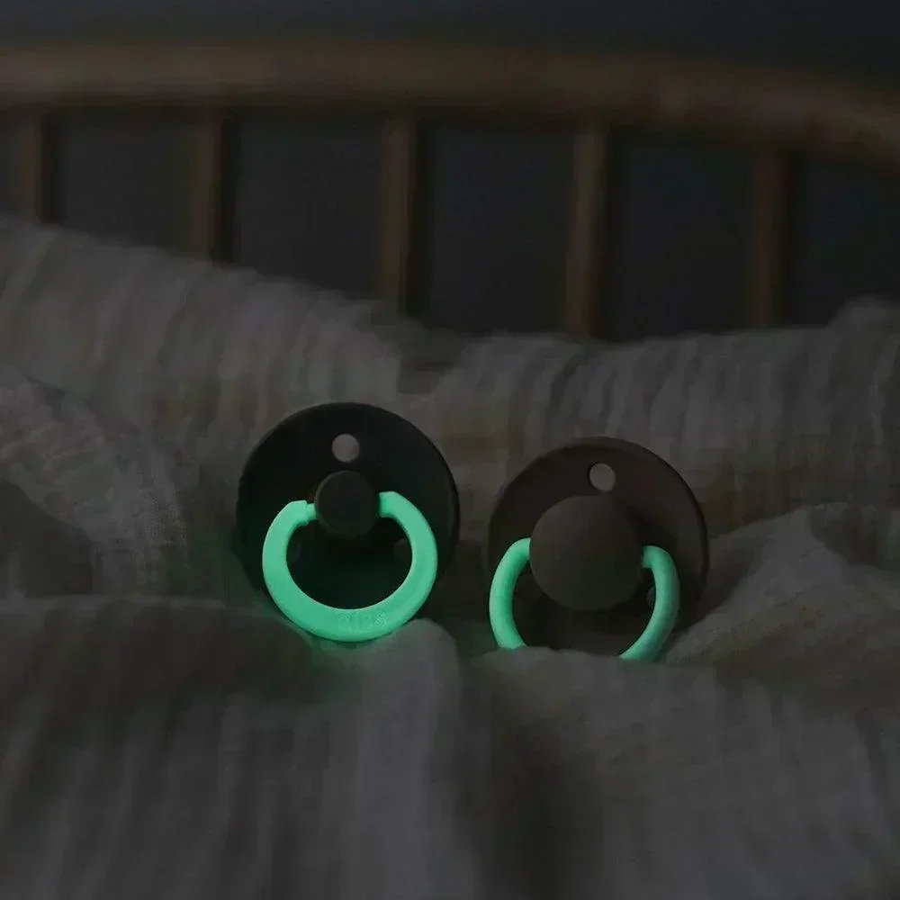 BIBS: Colour Glow Pacifier - Size 2 (6–18 Months)