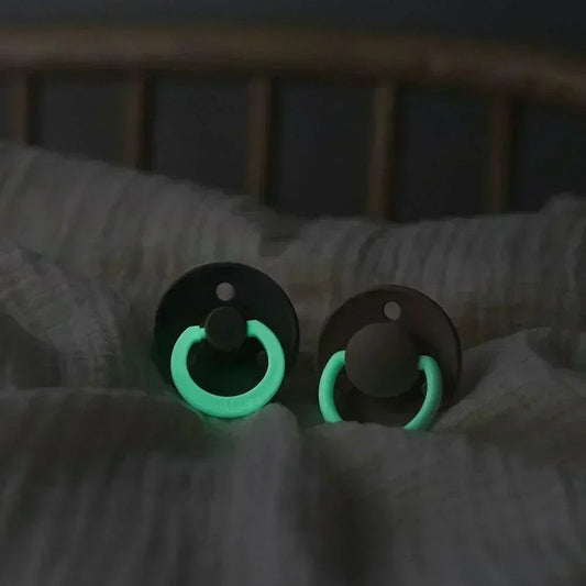 BIBS: Colour Glow Pacifier - Size 2 (6–18 Months)