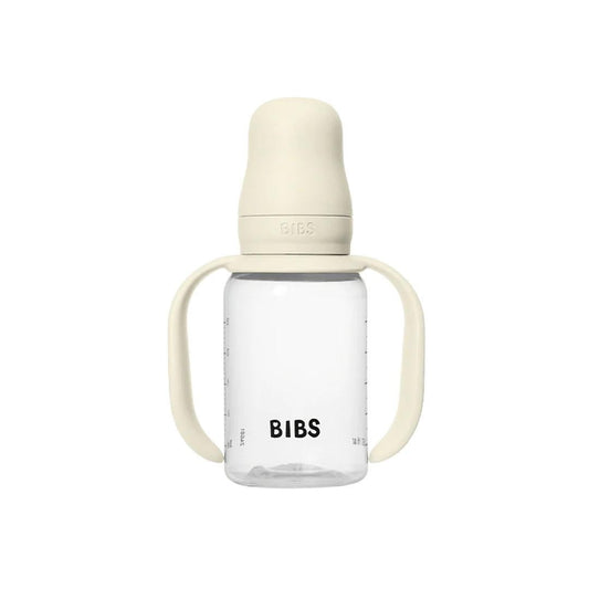 BIBS: Baby Sippy Bottle with Silicone Spout – Ivory (150 ml)