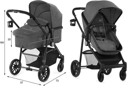 Kinderkraft JULI 3 in 1 travel system Grey