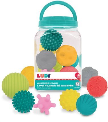 LUDI Set of 8 Sensory Balls