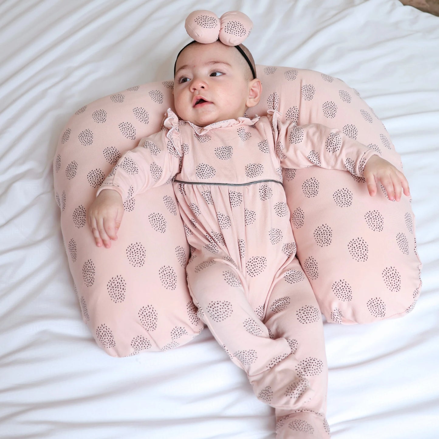 Celestine Rose Mommy & Me Loungewear Pink Set – L