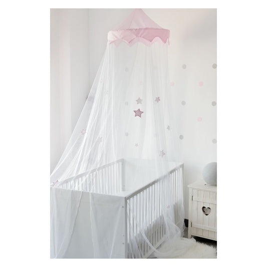 Pink Canopy with Star Accents