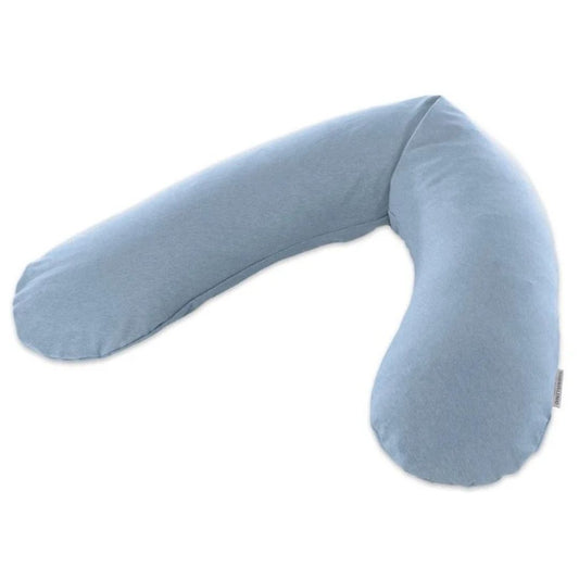 THERALINE The Original Maternity & Nursing Pillow – Bamboo Melange Blue Grey