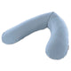 THERALINE The Original Maternity & Nursing Pillow – Bamboo Melange Blue Grey