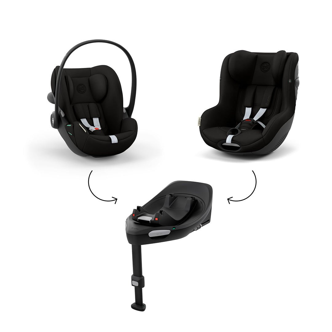 CYBEX Base G3 360° Rotating ISOFIX Car Seat Base – Black