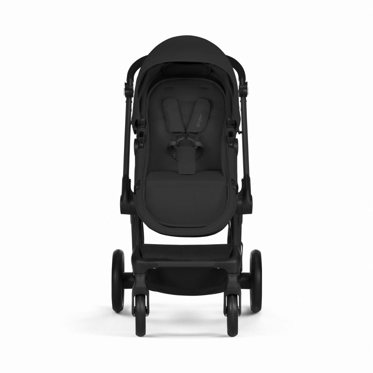 Cybex Gold Eos Lux 2-in-1 Stroller Frame and Seat – Moon Black