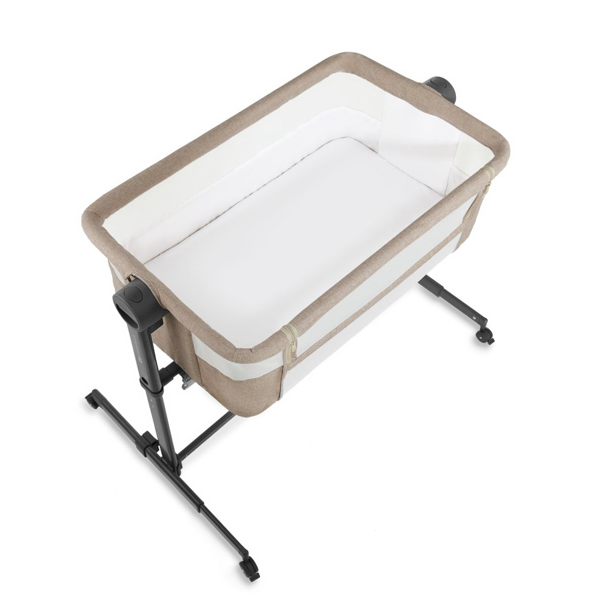 Kinderkraft: NESTE UP 2 Bedside Co-Sleeper & Travel Cot - Beige