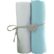 Set of 2 Premium Cotton Fitted Baby Sheets