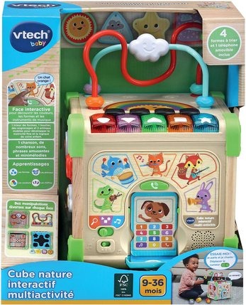 Vtech Baby Cube Nature Interactif Multi-Activities