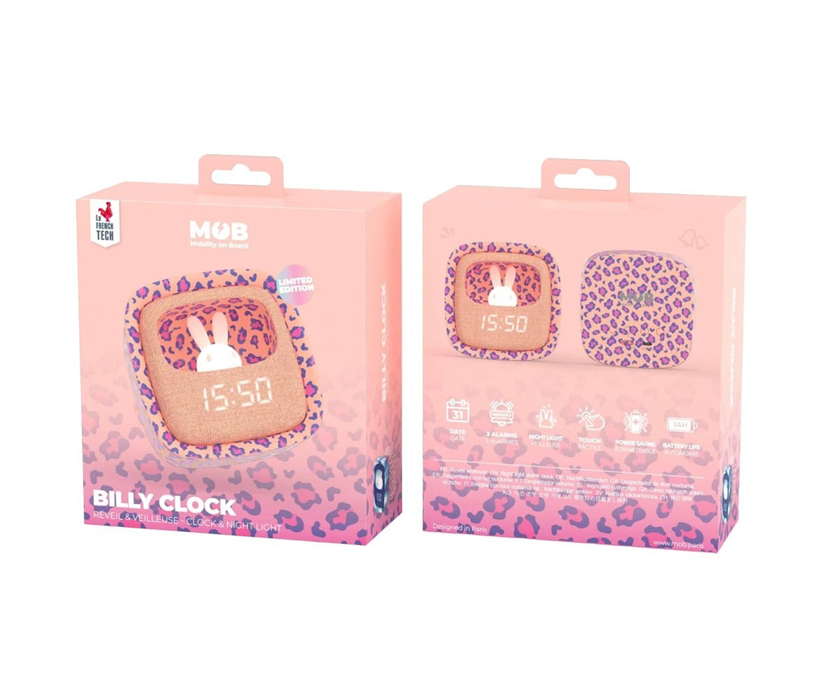 MOB Billy Clock - light and clock pink