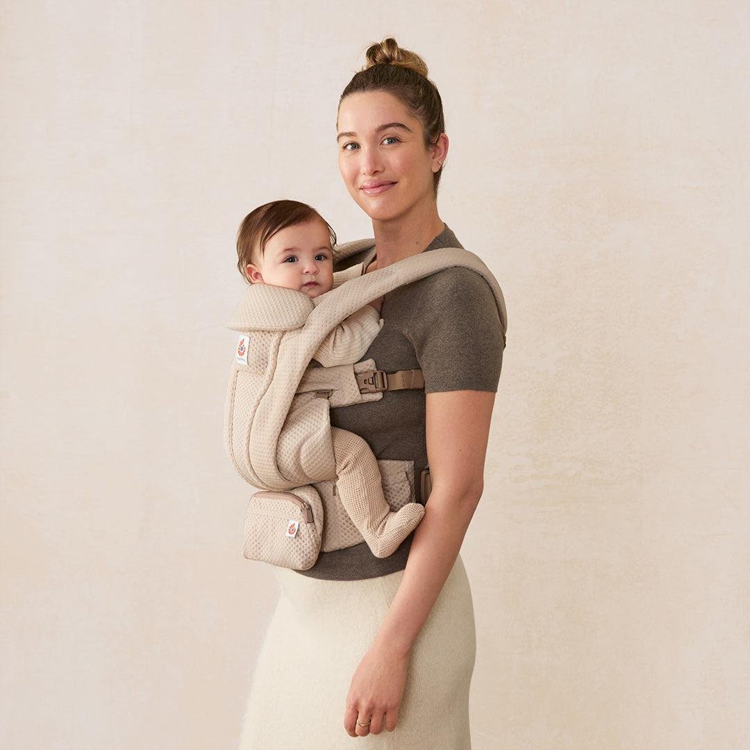 Ergobaby: Omni Deluxe Baby Carrier - All-in-One SoftFlex Mesh (Natural Beige)