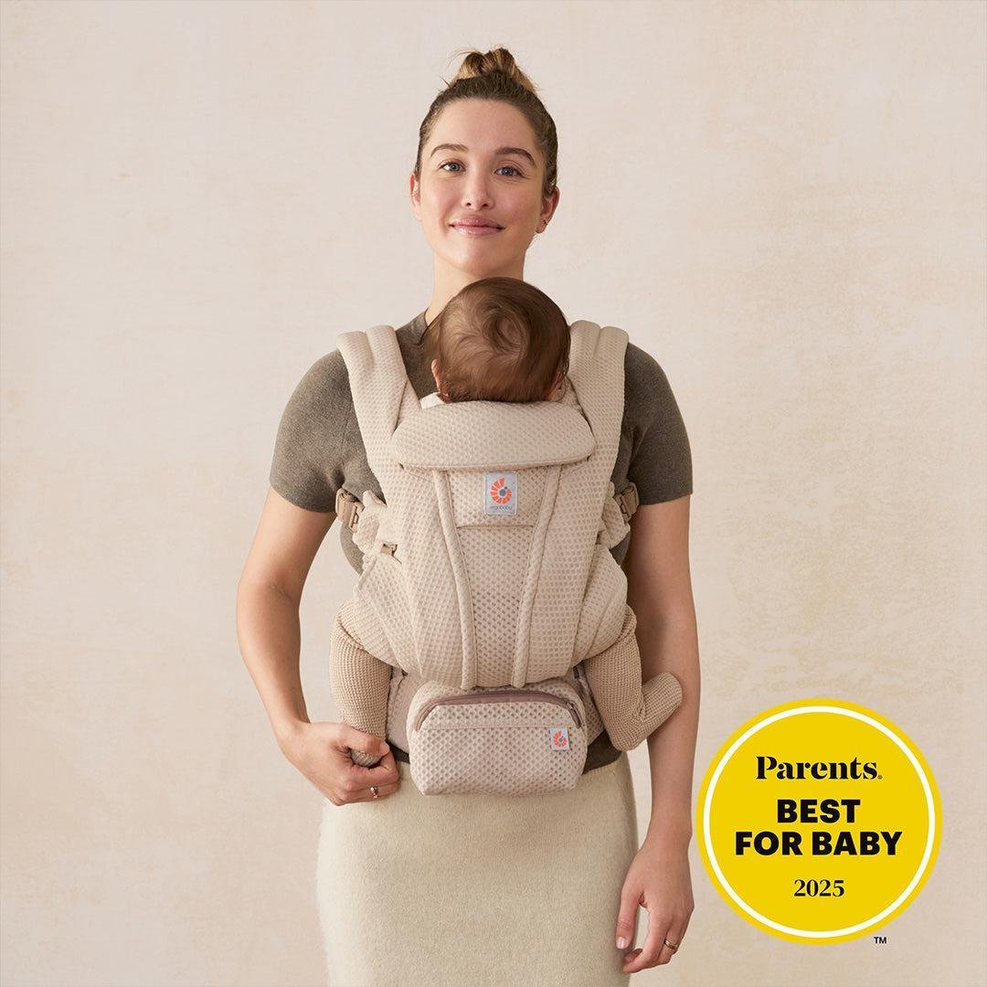 Ergobaby: Omni Deluxe Baby Carrier - All-in-One SoftFlex Mesh (Natural Beige)