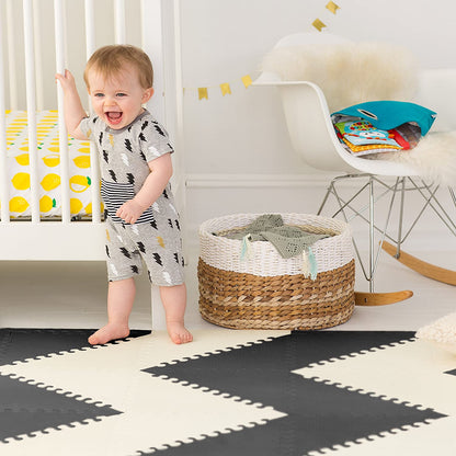 Geo Playspot Grey Cream