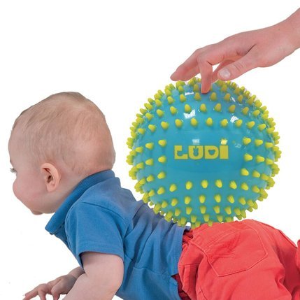 LUDI: 3 Blue Sensory Balls Set (6+ Months)