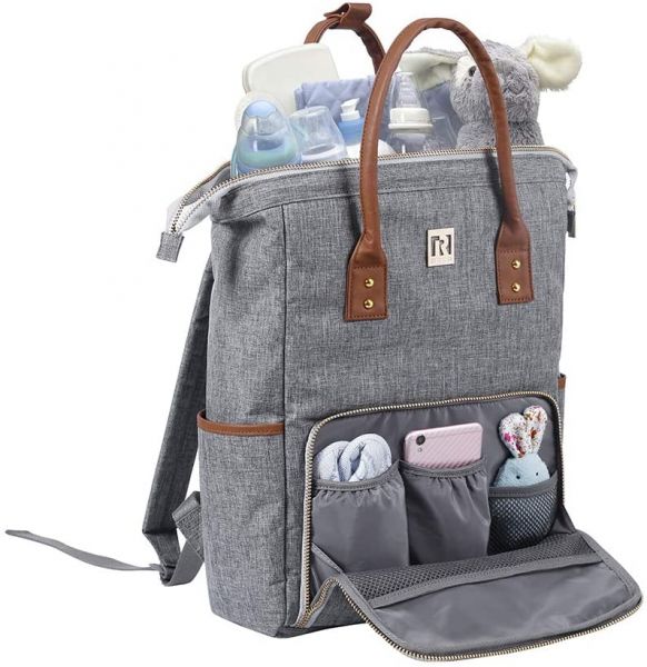 RYCO Madison Maternity Backpack - Gray