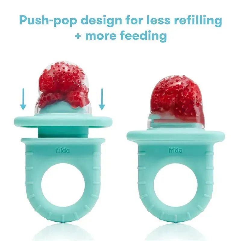 Frida Baby: Push Pop Feeder - Teal (1 Count)