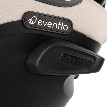 Evenflo  limited edition Gold Revolve 360 Extend Rotational All-in-One Car Seat champagne