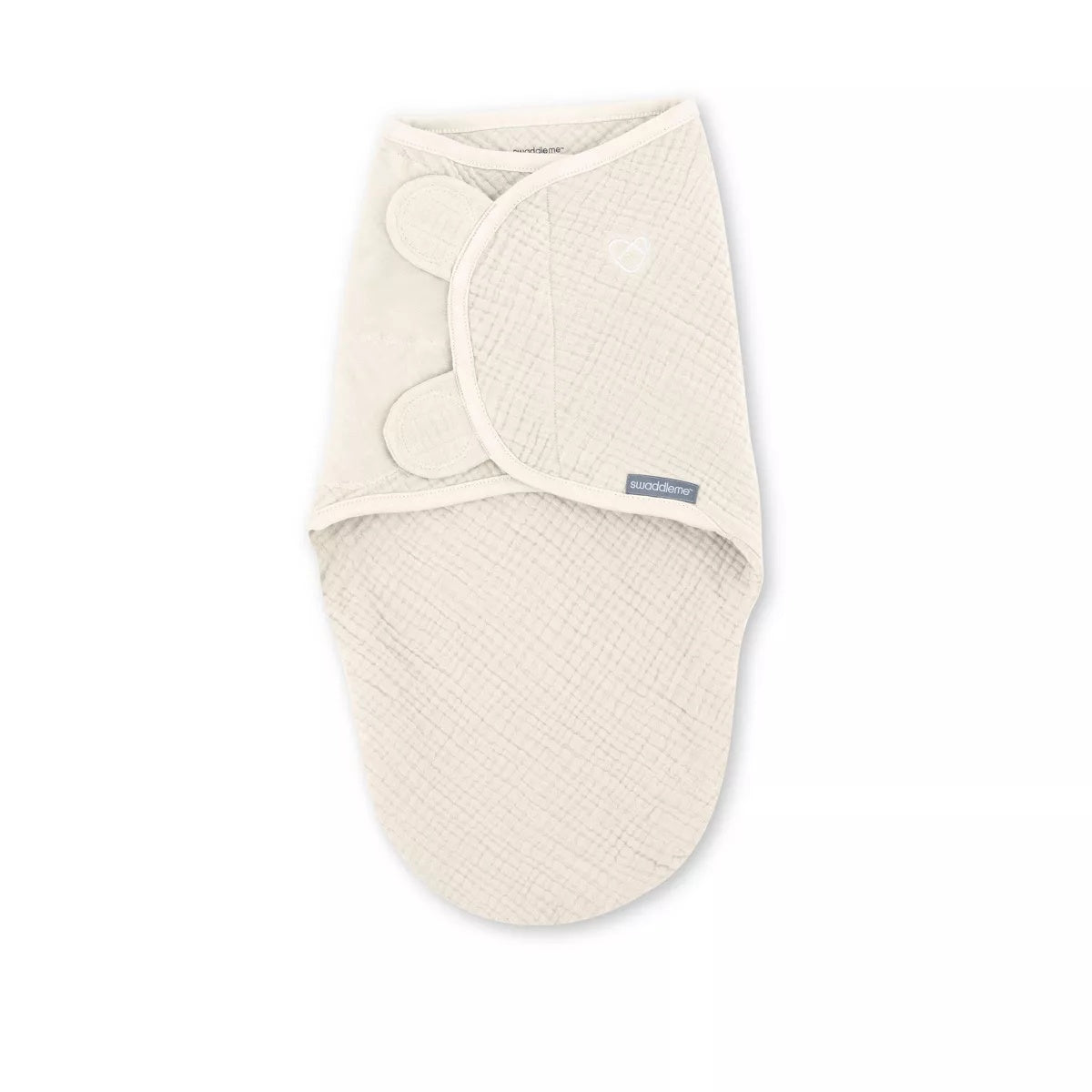 SwaddleMe by Ingenuity Original Muslin Long-Sleeve Baby Swaddle - Cream