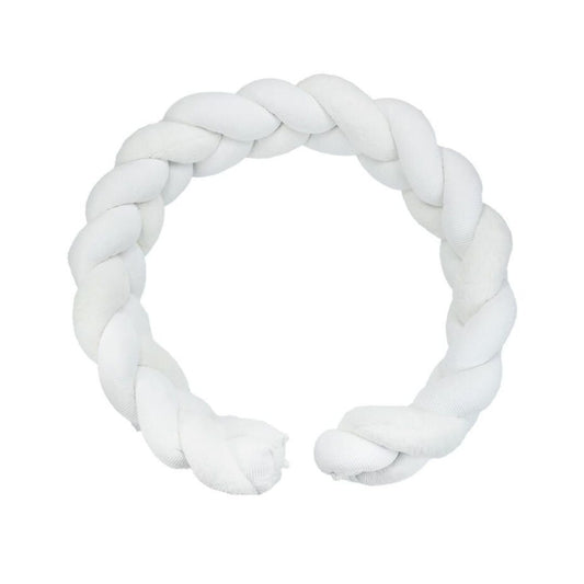 Trois Kilos Sept Wooly Decorative Braid – White