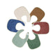 Trois Kilos Sept 6-Pack First Age Baby Bibs – Assorted Colors