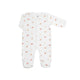 Trois Kilos Sept Horse Rocker Footed Sleepsuit – Ecru (6 Months)