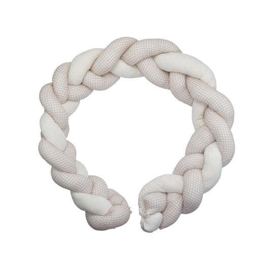 Trois Kilos Sept: Decorative Braided Bumper – Vichy (200 cm)