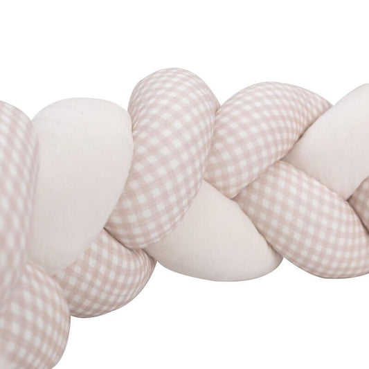 Trois Kilos Sept: Decorative Braided Bumper – Vichy (200 cm)