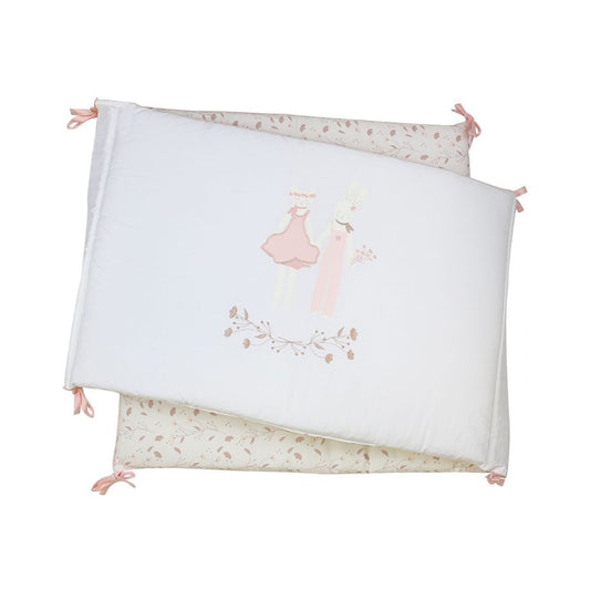 Trois Kilos Sept Rose et Lili Crib Bumper (40 x 180 cm)