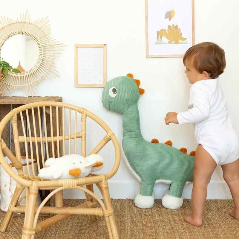 Trois Kilos Sept Diplododo Giant Diplodocus Plush – Vert Sauge