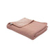 Trois Kilos Sept: Knitted Flannel Blanket – Terre de Sienne (75 x 100 cm)