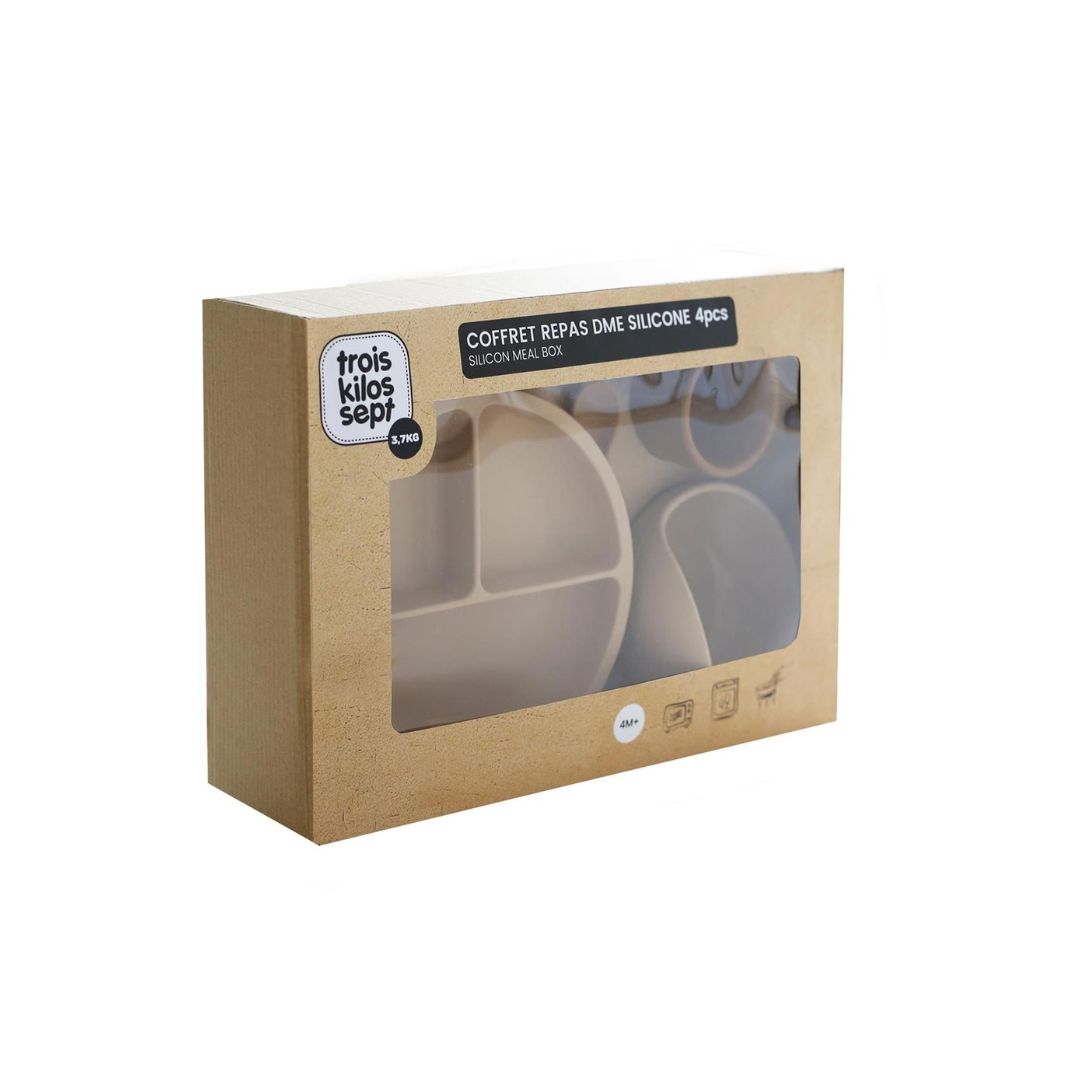 Trois Kilos Sept 4-Piece Silicone Meal Set – Sable