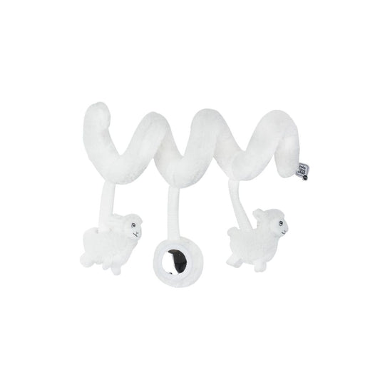 Trois Kilos Sept: Wooly Sheep Activity Spiral –White