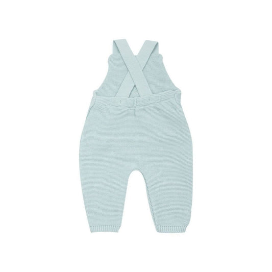 Trois Kilos Sept Sage Green Knit Overalls – 1/3 Months
